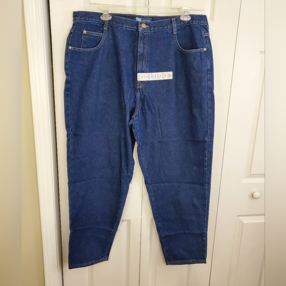 Avenue Denim - Avenue Blues High Waist Classic Fit Blue Jeans Plus Size 22 Avg ~ New With Tags